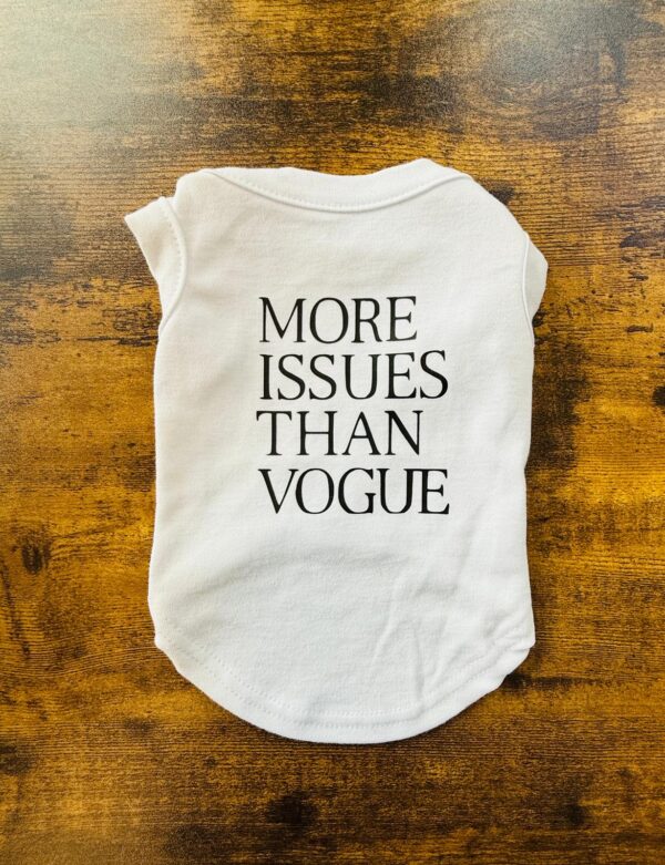 MORE ISSUES THAN VOGUE PLAIN