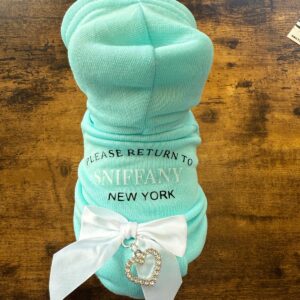 PLEASE RETURN TO SNIFFANY NY HOODIE W/ WHITE BOWTIE