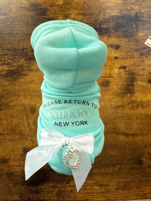 PLEASE RETURN TO SNIFFANY NY HOODIE W/ WHITE BOWTIE