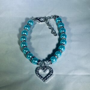 SINGLE PEARL ROW SNIFFANY DOG NECKLACE