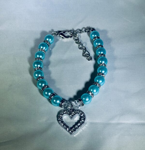 SINGLE PEARL ROW SNIFFANY DOG NECKLACE